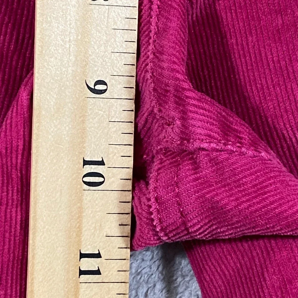 Gap 1969 Real Straight Pink Corduroy Pants‎ Womens Size 33/16 Straight Leg